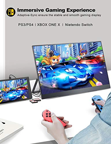 UPERFECT MONITOR PORTATIL DE 185 PULGADAS 120HZ 125X25 SRGB 1080P CON VESA Y SOPORTE MONITOR - 7