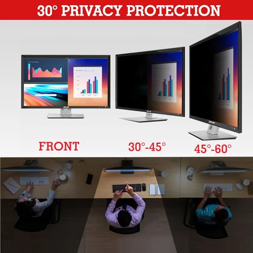 FILTRO DE PANTALLA DE PRIVACIDAD DE COMPUTADORA DE 19 PULGADAS PARA MONITOR DE PANTALLA ANCHA 1610 - 3