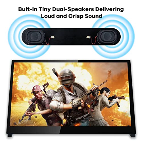 HOSYOND 101 IPS LCD PANTALLA TACTIL CAPACITIVA HDMI MONITOR PORTATIL 1024X600 ALTAVOCES DUAL - 6