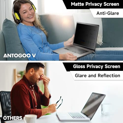 FILTRO DE PANTALLA DE PRIVACIDAD PARA LAPTOP DE 16 PULGADAS 1610 ANTI LUZ AZUL ANTI DESLUMBRAMIENTO - 3