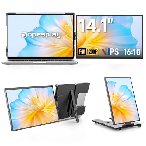 EXTENSOR DE PANTALLA PARA LAPTOP MONITOR PORTATIL EXTERNO FHD 1200P IPS DE 14 PULGADAS PARA LAPTOP - 1
