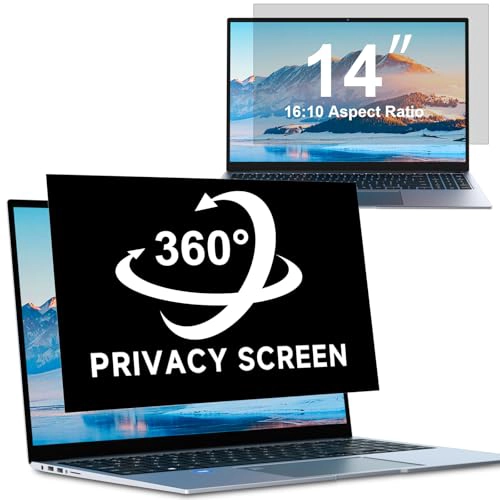 ZOEGAA PANTALLA DE PRIVACIDAD DE 4 VIAS DE 360 PARA LAPTOP DE 14 PULGADAS 1610 ESE TAMAÑO - 1