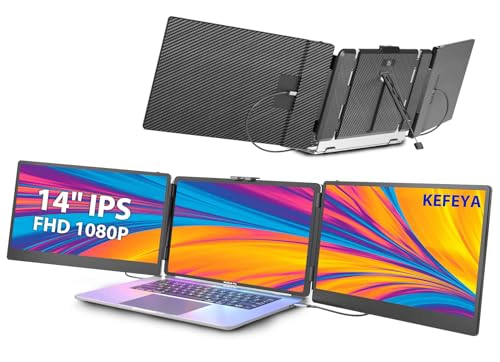 KEFEYA EXTENSOR DE PANTALLA PARA LAPTOP MONITOR PORTATIL DE 14 PULGADAS PARA LAPTOP EXTENSOR - 1