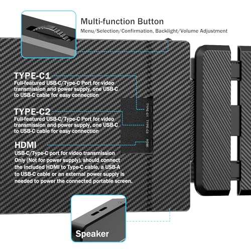 KEFEYA EXTENSOR DE PANTALLA PARA LAPTOP MONITOR PORTATIL DE 14 PULGADAS PARA LAPTOP EXTENSOR - 4