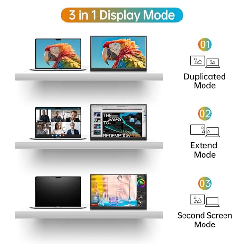 MONITOR PORTATIL DE 160 PULGADAS FHD 1920 1200P USB C HDMI ULTRADELGADO IPS PARA VIAJES PANTALLA - 7