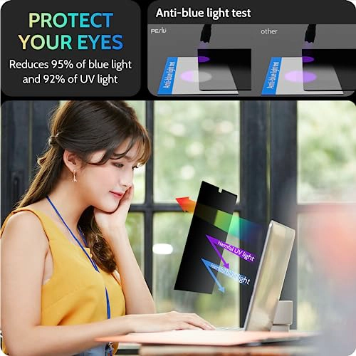 PESLV PANTALLA DE PRIVACIDAD MAGNE TICA PARA LAPTOP DE 14 PULGADAS PARA MONITOR DE COMPUTADORA - 5