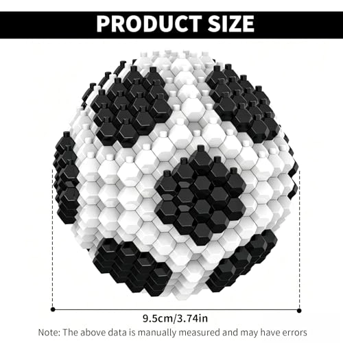 BEFUN SOCCER BUILDING BLOCK SET 215 PIECES CHALLENGING STEM KIT FOR ADULTS TEENS 14 3D MINI SOCCER - 2