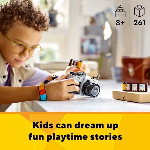 LEGO CREATOR 31147 JUGUETE DE CAMARA RETRO 3 EN 1 SE TRANSFORMA A UNA CAMARA DE VIDEO RETRO O - 3