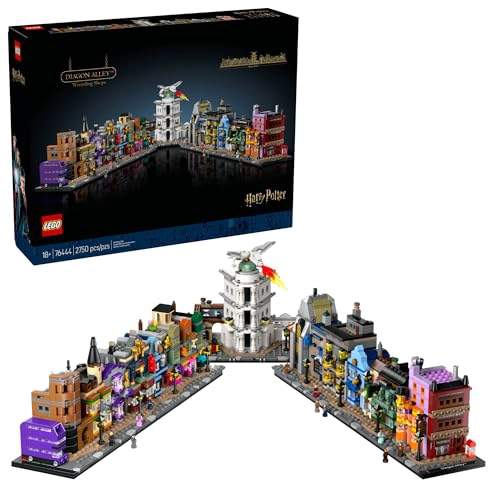 LEGO HARRY POTTER DIAGON ALLEY WIZARDING SHOPS JUEGO DE CONSTRUCCION PARA ADULTOS KIT COLECCIONABLE - 1
