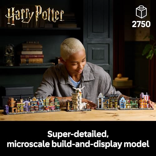 LEGO HARRY POTTER DIAGON ALLEY WIZARDING SHOPS JUEGO DE CONSTRUCCION PARA ADULTOS KIT COLECCIONABLE - 2