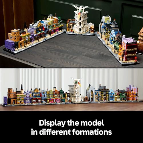 LEGO HARRY POTTER DIAGON ALLEY WIZARDING SHOPS JUEGO DE CONSTRUCCION PARA ADULTOS KIT COLECCIONABLE - 4