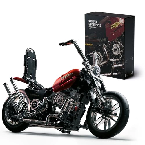 NIFELIZ CHOPPER JUEGO DE CONSTRUCCION DE MOTOCICLETA PARA ADULTOS MODELO CLASICO DE MOTOCICLETA - 1