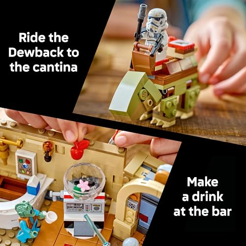LEGO STAR WARS SMART PLAY MOS EISLEY CANTINA JUEGO DE CONSTRUCCION DE JUGUETES PARA NIÑOS JUEGO - 4