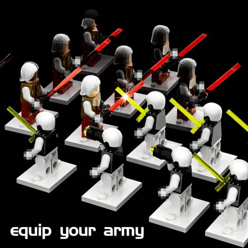 PAQUETE DE 105 PIEZAS DE BLOQUES DE CONSTRUCCION DE ESPADA LIGERA PARA FANATICOS DE LEGO STAR WARS - 5