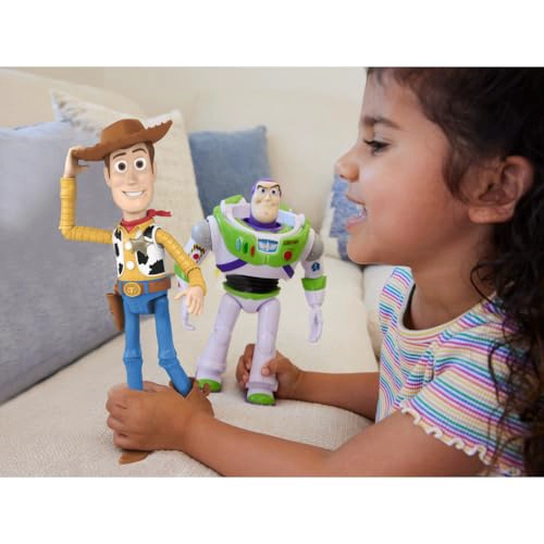 MATTEL DISNEY AND PIXAR TOY STORY FIGURA DE ACCION GRANDE POSABLE WOODY COLECCIONABLE CON ASPECTO - 2