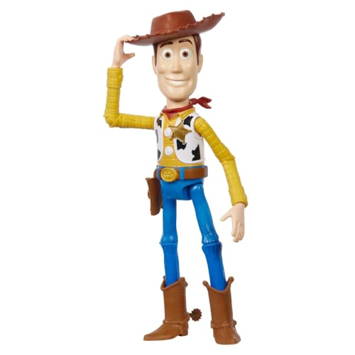 MATTEL DISNEY AND PIXAR TOY STORY FIGURA DE ACCION GRANDE POSABLE WOODY COLECCIONABLE CON ASPECTO - 3