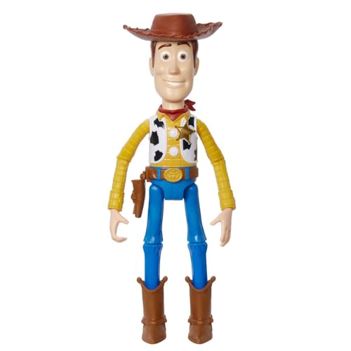 MATTEL DISNEY AND PIXAR TOY STORY FIGURA DE ACCION GRANDE POSABLE WOODY COLECCIONABLE CON ASPECTO - 6