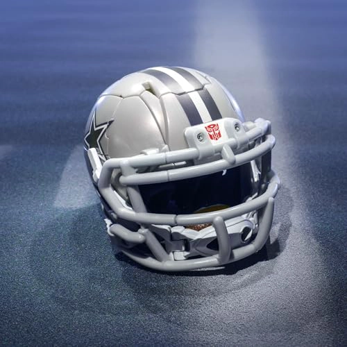 TRANSFORMERS NFL DALLAS COWBOYS STARBLITZ FIGURA DE ACCION DE 55 PULGADAS QUE CAMBIA DE ROBOT - 5