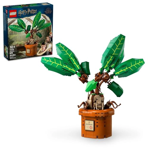 LEGO FIGURA DE MANDRAGORA DE HARRY POTTER Y JUGUETE DE PLANTA DE MACETA IDEA DE REGALO - 1