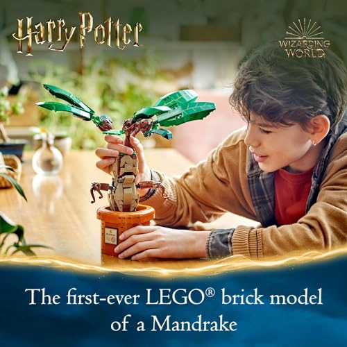 LEGO FIGURA DE MANDRAGORA DE HARRY POTTER Y JUGUETE DE PLANTA DE MACETA IDEA DE REGALO - 2