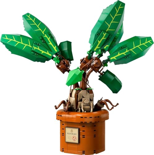 LEGO FIGURA DE MANDRAGORA DE HARRY POTTER Y JUGUETE DE PLANTA DE MACETA IDEA DE REGALO - 4