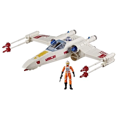 STAR WARS EPIC WORLD OF ACTION LUKE SKYWALKERS FORCE STRIKE XWING FIGURA DE ACCION Y VEHICULO - 1