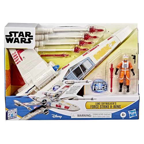 STAR WARS EPIC WORLD OF ACTION LUKE SKYWALKERS FORCE STRIKE XWING FIGURA DE ACCION Y VEHICULO - 2