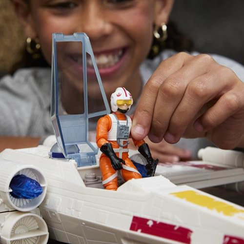 STAR WARS EPIC WORLD OF ACTION LUKE SKYWALKERS FORCE STRIKE XWING FIGURA DE ACCION Y VEHICULO - 4