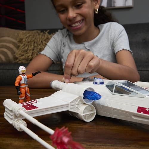 STAR WARS EPIC WORLD OF ACTION LUKE SKYWALKERS FORCE STRIKE XWING FIGURA DE ACCION Y VEHICULO - 5