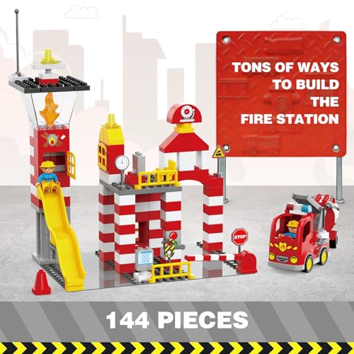 JUEGO DE 144 PIEZAS DE BLOQUES DE CONSTRUCCION GRANDES CLASICOS COMPATIBLES CON TODAS LAS MARCAS - 6