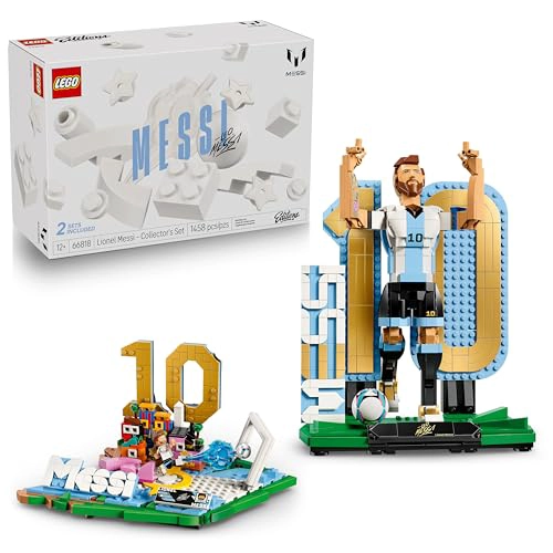 LEGO EDITIONS LIONEL MESSI JUEGO DE COLECCIONISTA JUGUETE DE CONSTRUCCION PARA NIÑOS COLECCIONABLE - 1