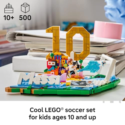 LEGO EDITIONS LIONEL MESSI JUEGO DE COLECCIONISTA JUGUETE DE CONSTRUCCION PARA NIÑOS COLECCIONABLE - 2