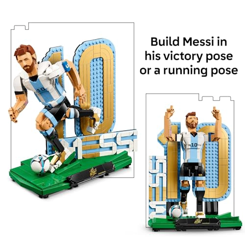LEGO EDITIONS LIONEL MESSI JUEGO DE COLECCIONISTA JUGUETE DE CONSTRUCCION PARA NIÑOS COLECCIONABLE - 5