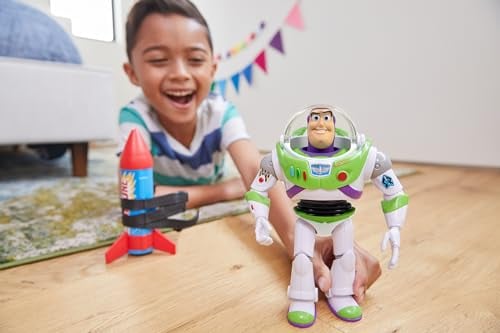 MATTEL DISNEY AND PIXAR TOY STORY FIGURA DE ACCION PARLANTE ROCKET RESCUE BUZZ LIGHTYEAR CON MAS - 2