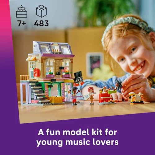 LEGO FRIENDS MUSIC STORE APARTMENT BUILDING SET CONJUNTO DE JUEGO INTERACTIVO DE NARRACION - 2