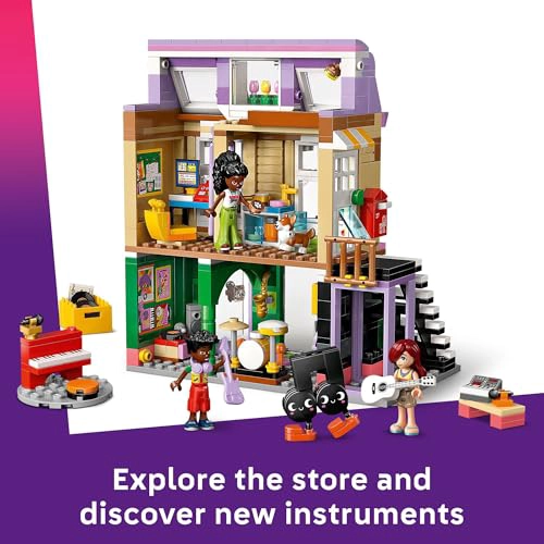 LEGO FRIENDS MUSIC STORE APARTMENT BUILDING SET CONJUNTO DE JUEGO INTERACTIVO DE NARRACION - 4