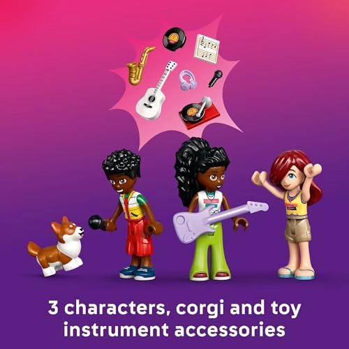 LEGO FRIENDS MUSIC STORE APARTMENT BUILDING SET CONJUNTO DE JUEGO INTERACTIVO DE NARRACION - 5