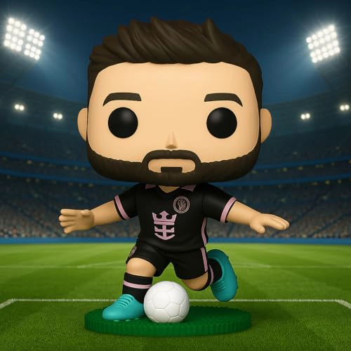 EPIC COLLECTIBLES POP SOCCER FIGURA DE VINILO LIONEL MESSI INTERMIAMI INCLUIDA CON CAJA PROTECTORA - 3