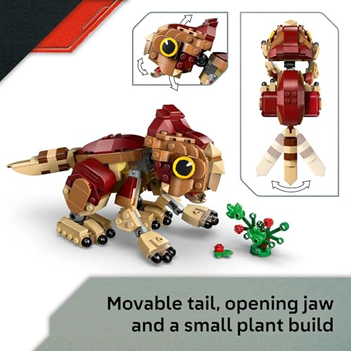LEGO JURASSIC WORLD BEBE  DINOSAURIO DOLORES AQUILOPS JUGUETE PARA NIÑOS JUGUETE EDUCATIVO - 5