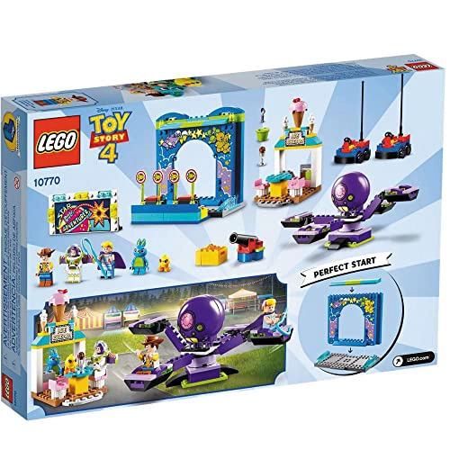 LEGO DISNEY PIXAR TOY STORY 4 BUZZ LIGHTYEAR Y WOODYS CARNIVAL MANIA 10770 KIT DE CONSTRUCCION SET - 5