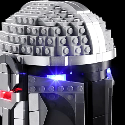 BRIKSMAX KIT DE ILUMINACION LED PARA CASCO DE STAR WARS THE MANDALORIAN COMPATIBLE CON EL MODELO - 4