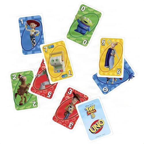 MATTEL GAMES UNO DISNEY Y PIXAR TOY STORY JUEGO DE 5 CARTAS CON BARAJA INSPIRADA EN PELICULAS - 3