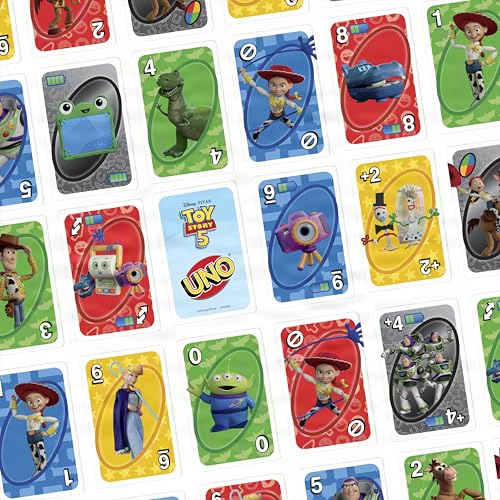 MATTEL GAMES UNO DISNEY Y PIXAR TOY STORY JUEGO DE 5 CARTAS CON BARAJA INSPIRADA EN PELICULAS - 4