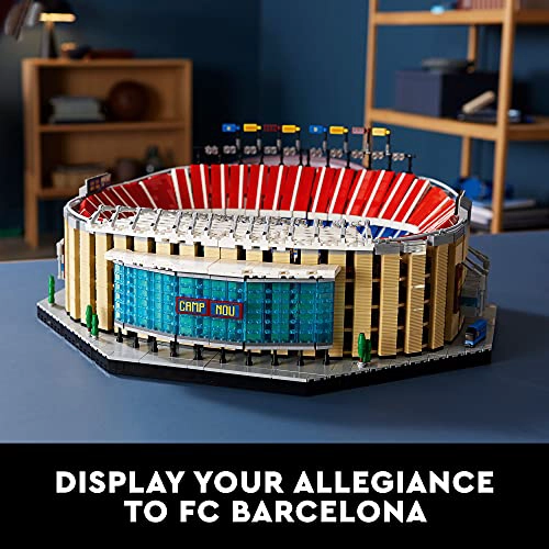 LEGO ICONS CAMP NOU FC BARCELONA SOCCER STADIUM 10284 KIT DE CONSTRUCCION GRANDE PARA ADULTOS IDEA - 2