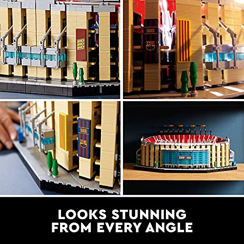 LEGO ICONS CAMP NOU FC BARCELONA SOCCER STADIUM 10284 KIT DE CONSTRUCCION GRANDE PARA ADULTOS IDEA - 5