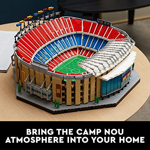 LEGO ICONS CAMP NOU FC BARCELONA SOCCER STADIUM 10284 KIT DE CONSTRUCCION GRANDE PARA ADULTOS IDEA - 6