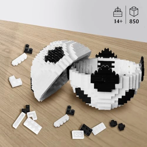 JUEGO DE CONSTRUCCION DE BALON DE FUTBOL DESAFIANTE JUGUETE EDUCATIVO STEM DE MICROLADRILLOS - 3