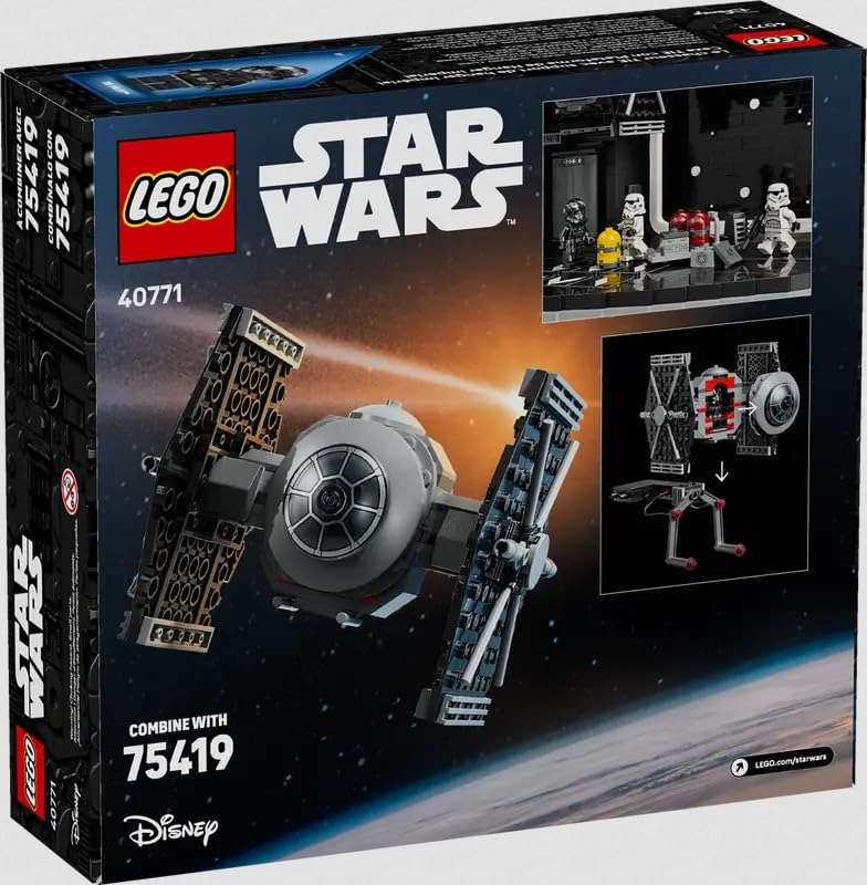 LEGO STAR WARS TIE FIGHTER CON ESTANTE DE HANGAR IMPERIAL 236 PIEZAS 40771 - 7