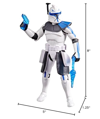 STAR WARS EPIC WORLD OF ACTION CLONE CAPTAIN REX FIGURA DE ACCION DE 4 PULGADAS Y 2 ACCESORIOS - 5