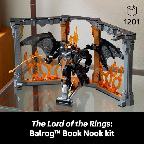 LEGO ICONS THE LORD OF THE RINGS BALROG BOOK NOOK KIT KIT DE CONSTRUCCION DE MANUALIDADES DIY - 2